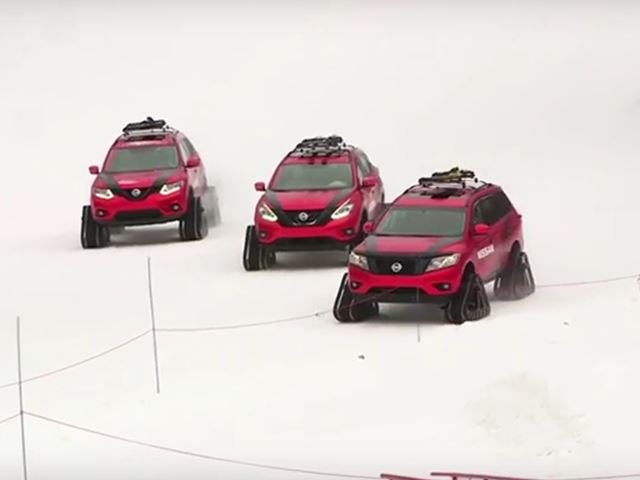 Зимние воины Nissan идеально подходят для зомби апокалипсиса